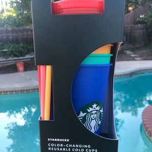 Starbucks color changing cups